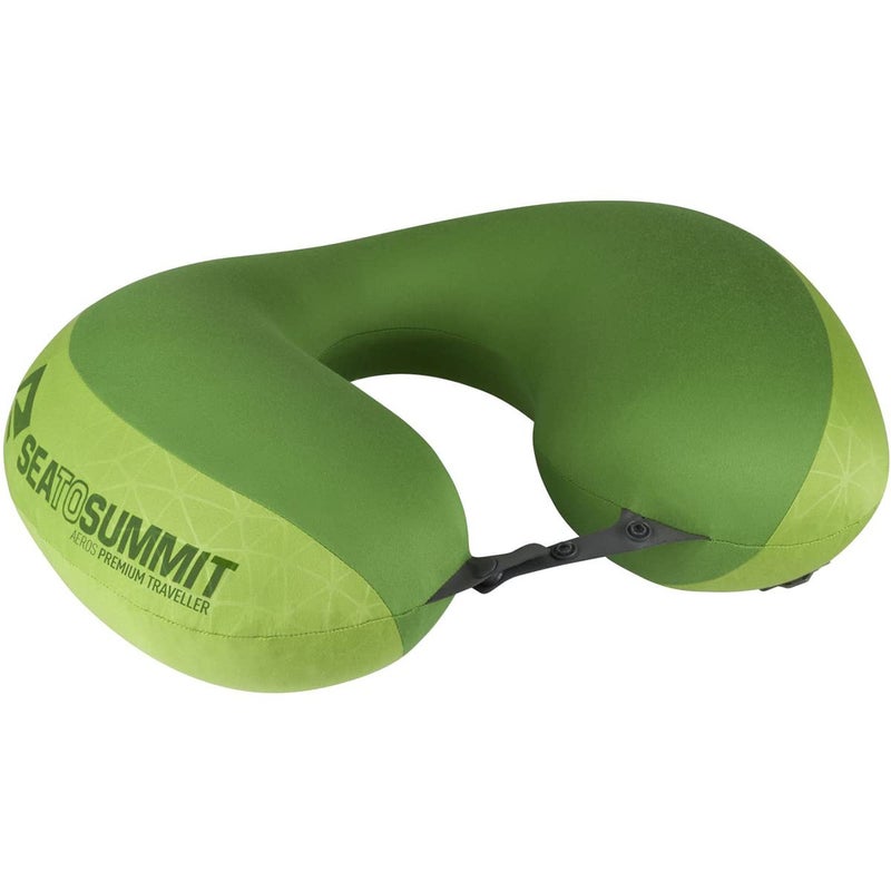 Sea to Summit Aeros Premium Traveller Inflatable Neck Pillow, Lime - Image 4
